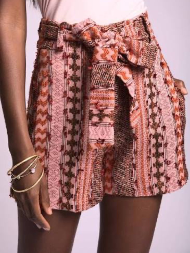 Eva Franco Anthropologie Textured Shorts